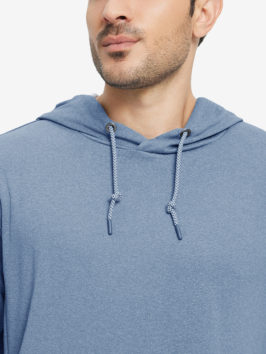 Men's Heather Pullover Hoodie with Two Pockets – view 20