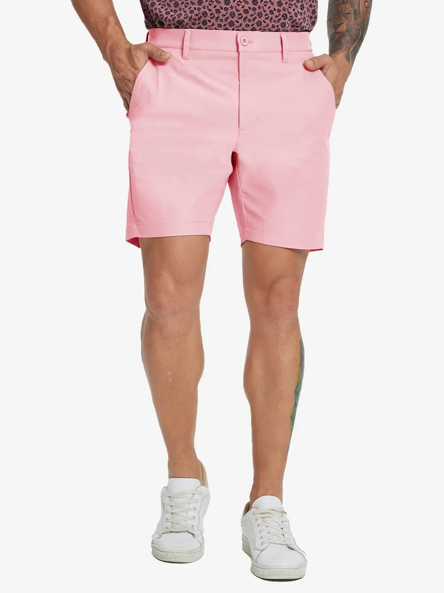 Men's Water-Resistant 8 Pocket Shorts – Quick-Drying Stretch Fabric, Breathable Outdoor Design, 7 Inch Inseam