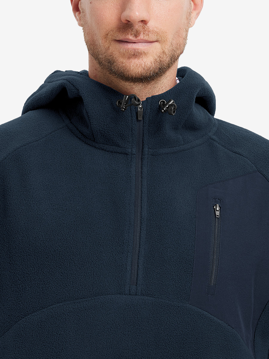 Men's Polar Fleece Quarter Zip Hoodie – view 20