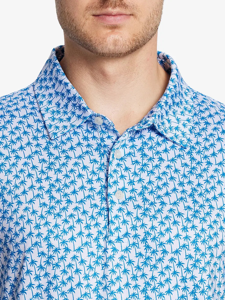 Men's Quick-Dry Printed Golf Polo Shirt – view 20