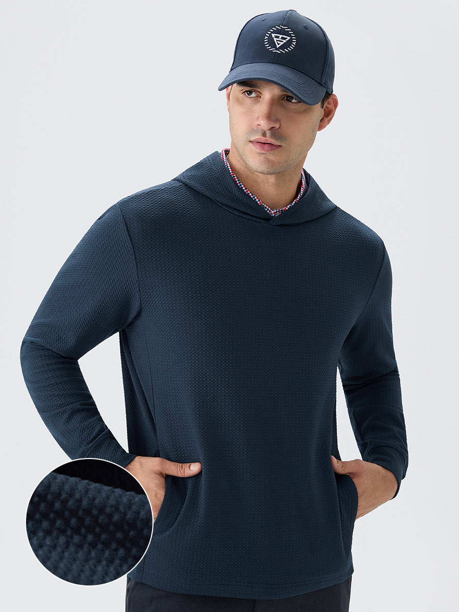 Men's Textured Pullover Hoodie – view 1