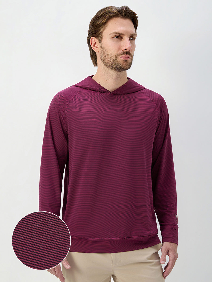 Men's Lightweight Pinstripe Hoodie – view 2