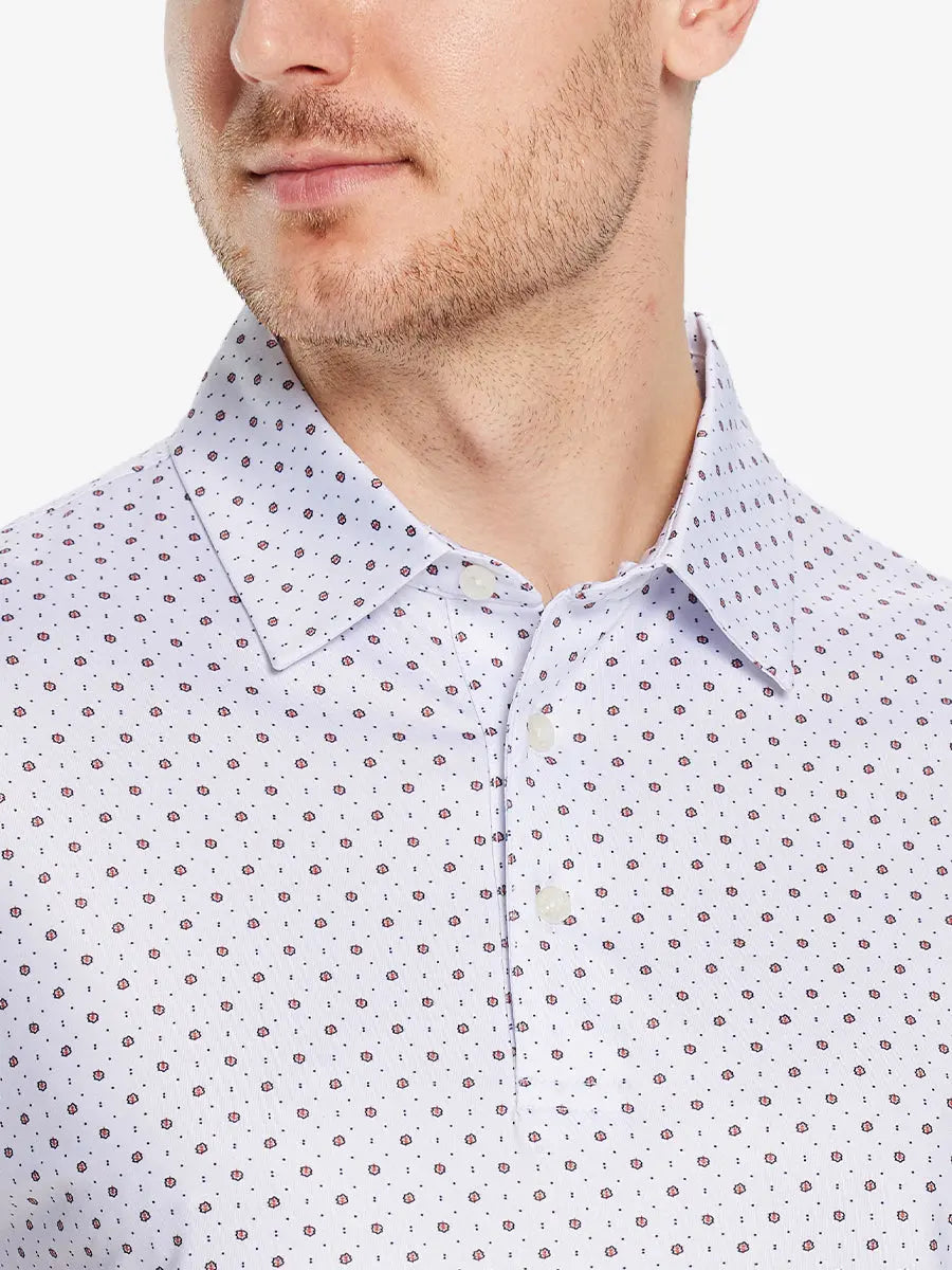 Men's Quick-Dry Printed Golf Polo Shirt – view 8