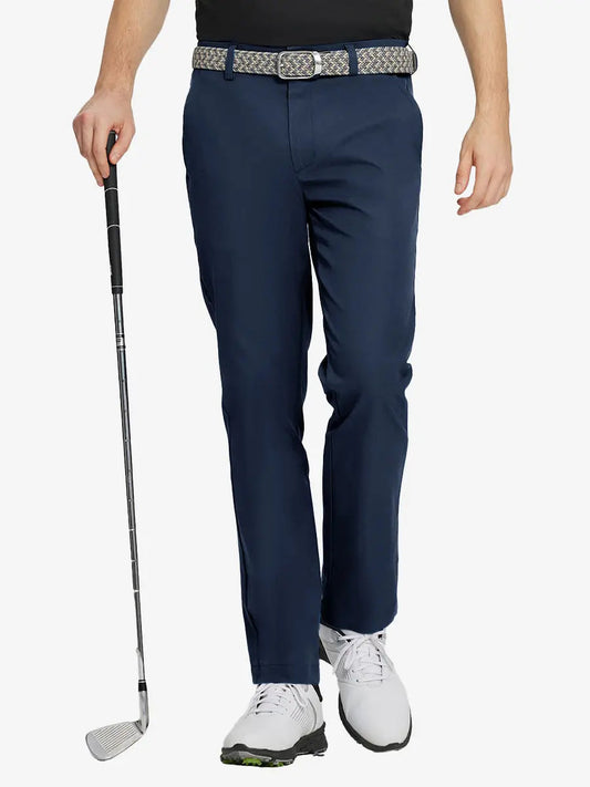 Men's Water-Resistant Everyday Chino Trousers – Moisture-Wicking, UPF 30+ | Navy, Olive Green, Light Blue