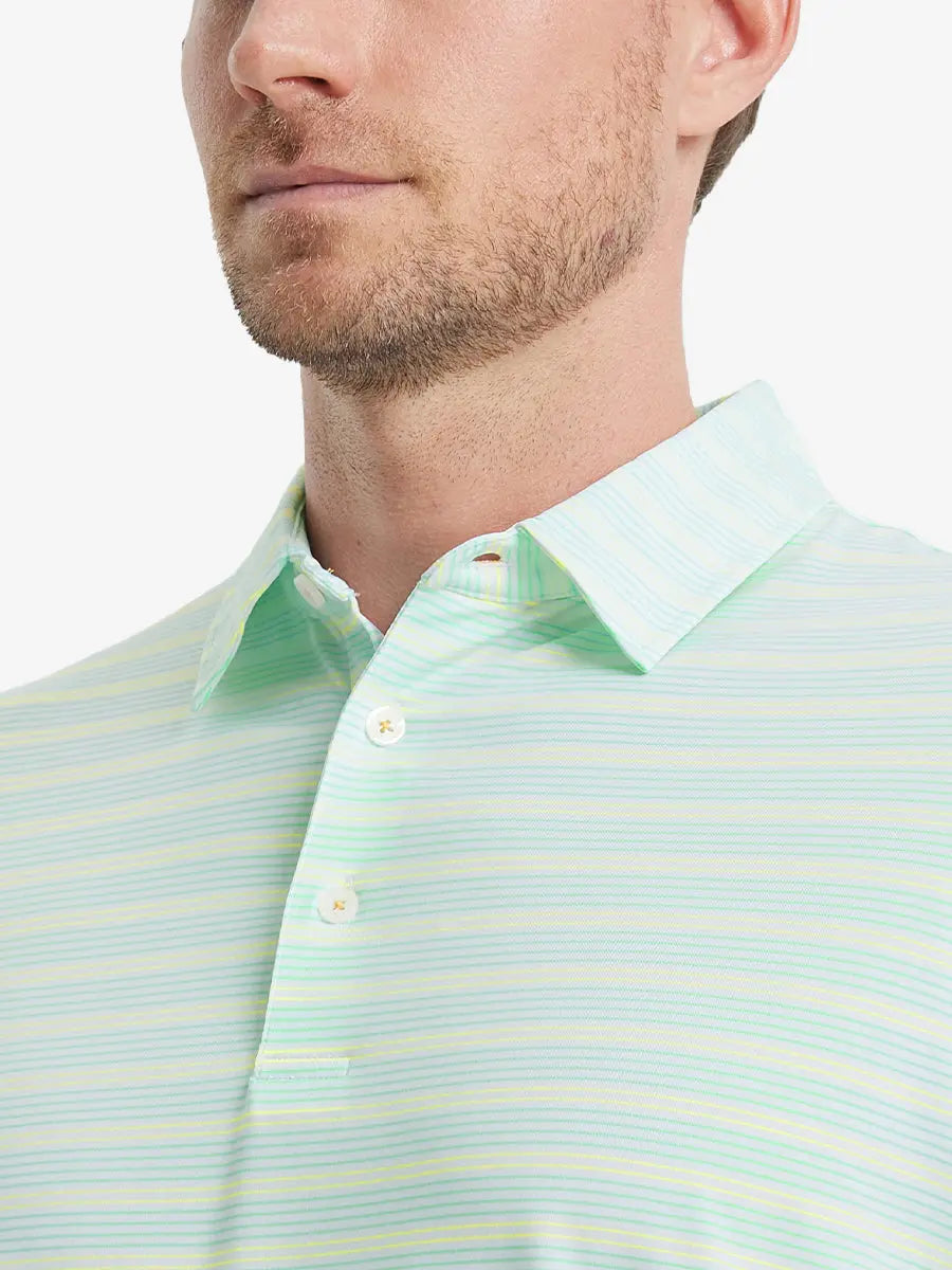 Men's Striped Golf Polo Shirt – view 1