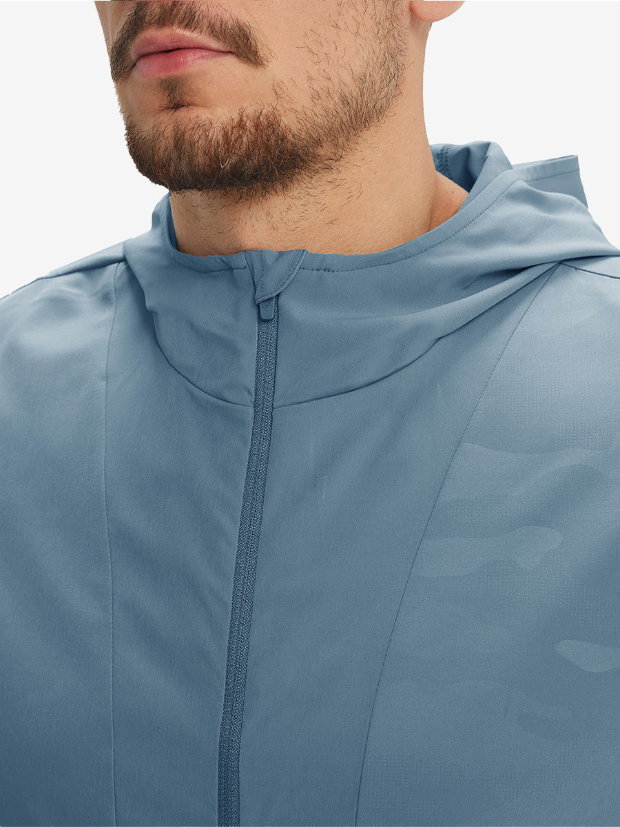 Men's Short Sleeve Quarter Zip Hoodie – view 3