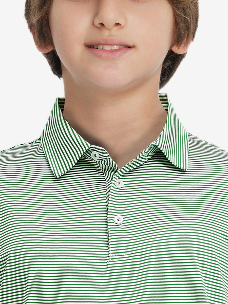 Youth Striped Performance Polo Shirt – view 27