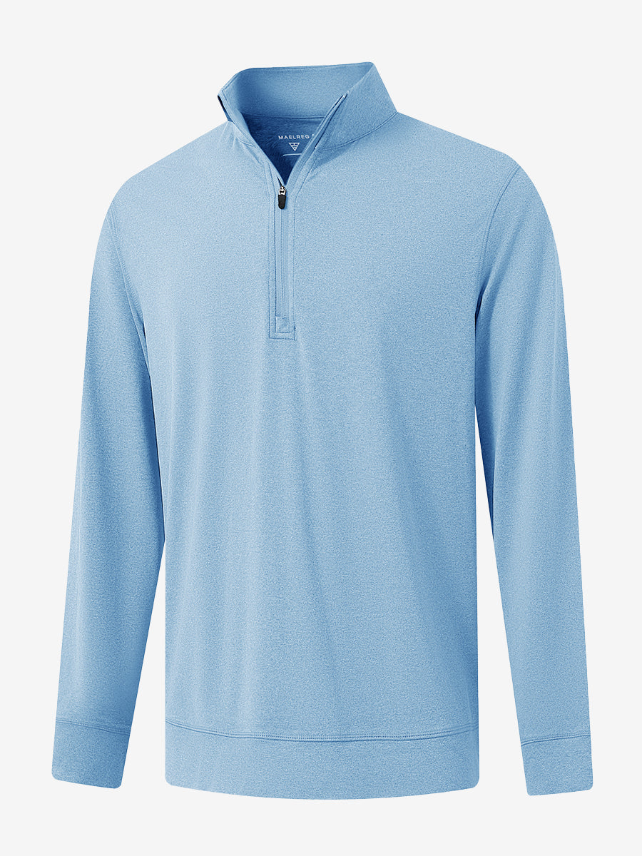 Men's Melange Quarter Zip Pullover – view 37