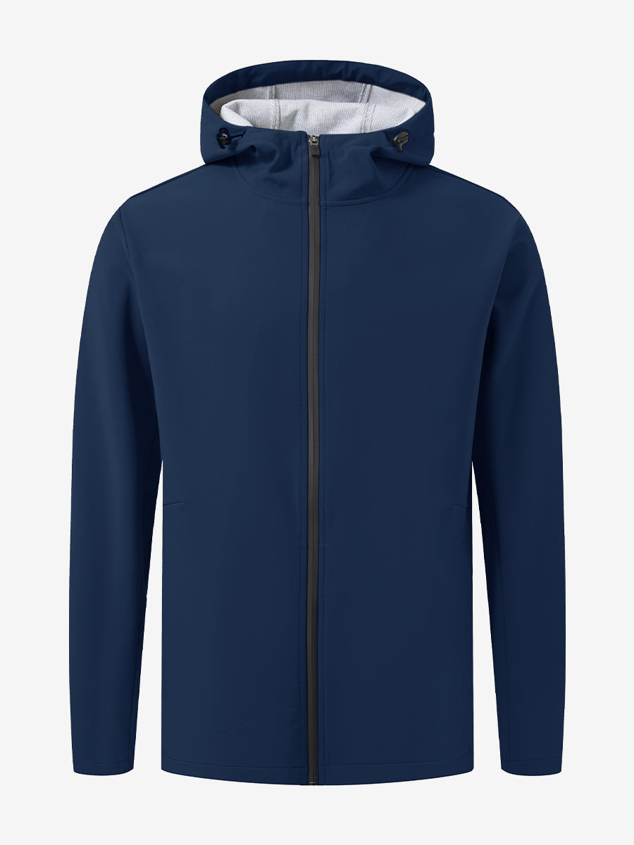 Men's Water-Resistant Softshell Winter Jacket with Hood – view 26