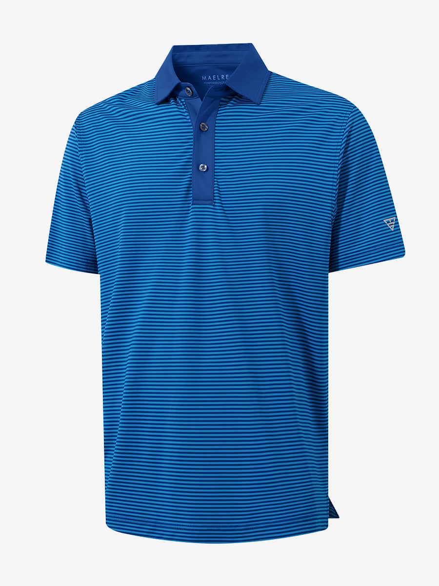 Men's Two-Tone Striped Quick-Dry Polo Shirt – view 27