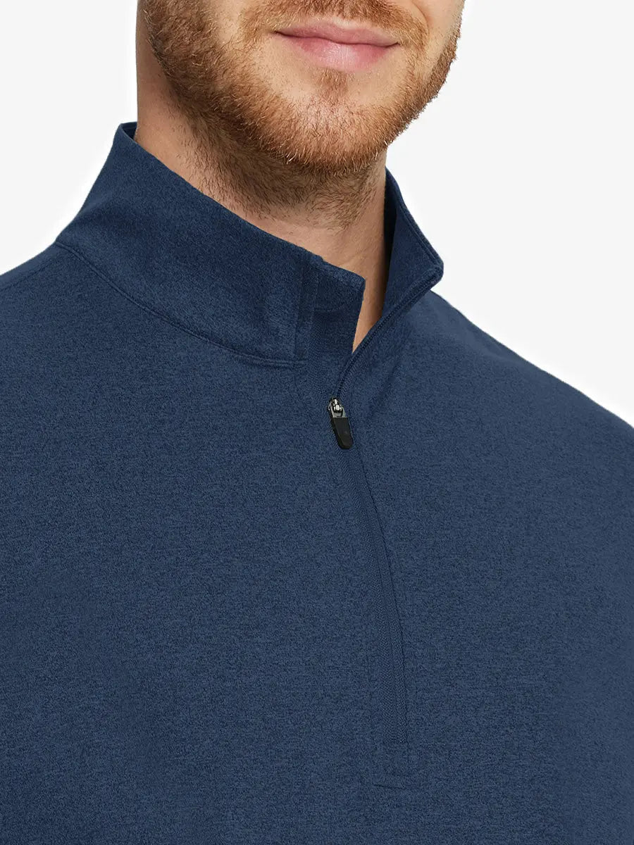 Men's Melange Quarter Zip Pullover – view 38