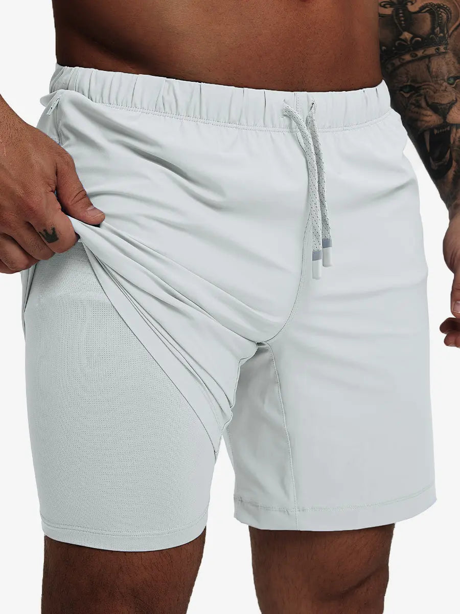 Men's 2-in-1 Running Shorts with Built-In Liner – view 50