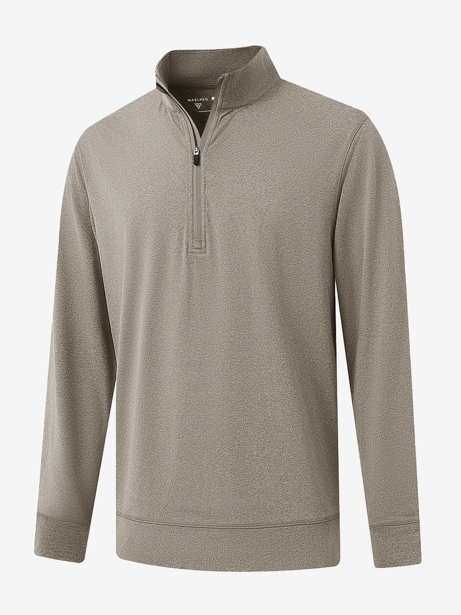 Men's Melange Quarter Zip Pullover – view 43