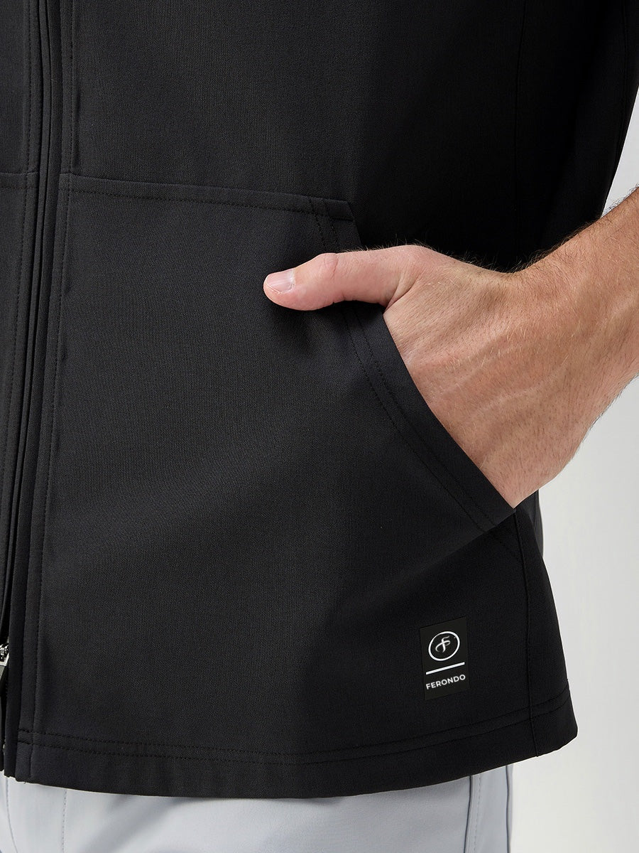 Men's Water-Resistant Sleeveless Hooded Gilet – view 18
