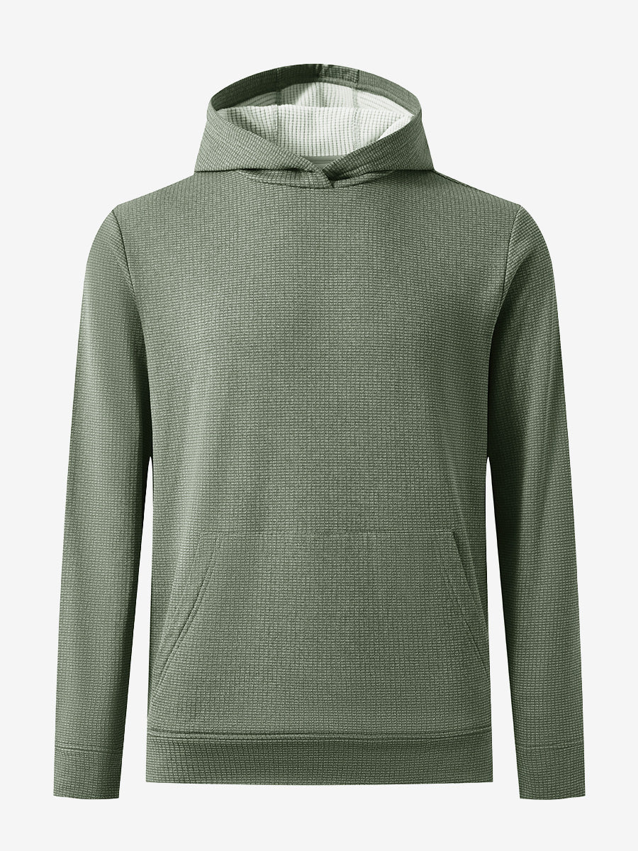 Men's Grid Fleece Lined Pullover Hoodie – view 19