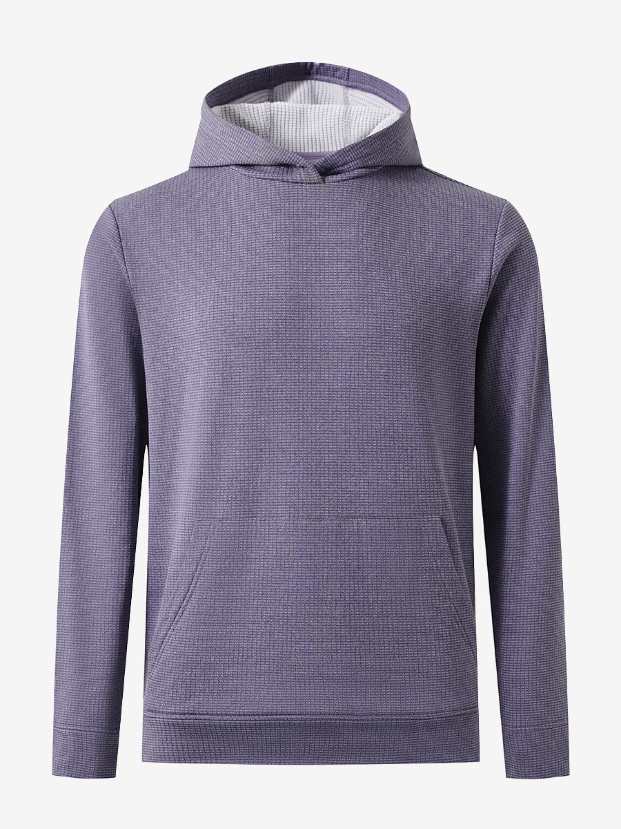 Men's Grid Fleece Lined Pullover Hoodie – view 31