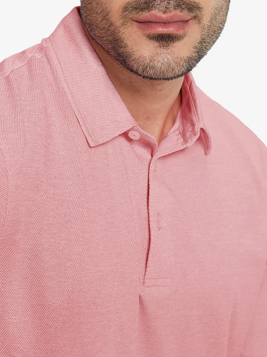 Men's Stretch Heather Golf Polo Shirt – view 8