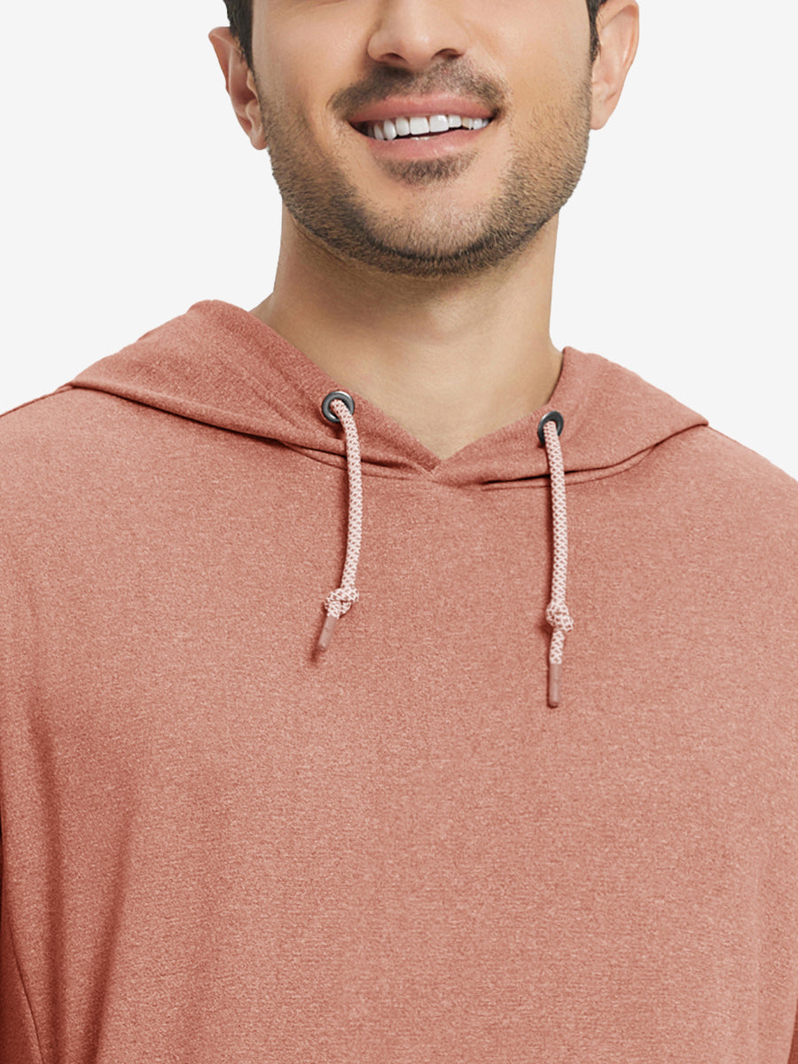 Men's Heather Pullover Hoodie with Two Pockets – view 62