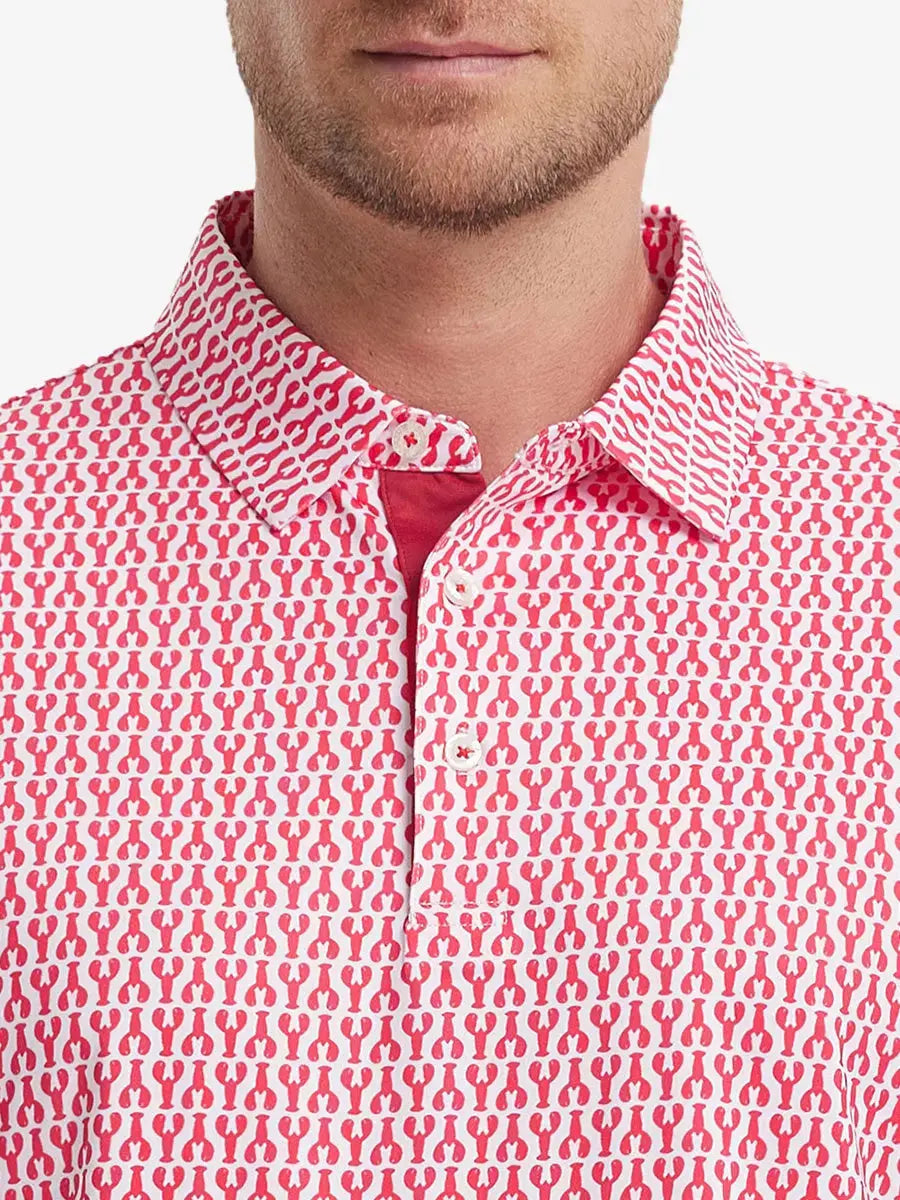 Men's Printed Performance Golf Polo Shirt – view 7