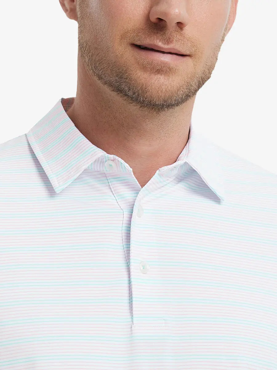 Men's Striped Golf Polo Shirt – view 37