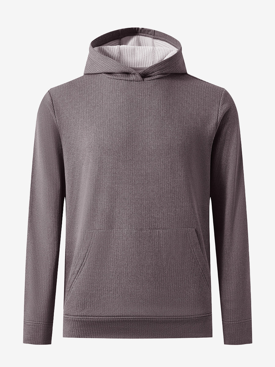 Men's Grid Fleece Lined Pullover Hoodie – view 13