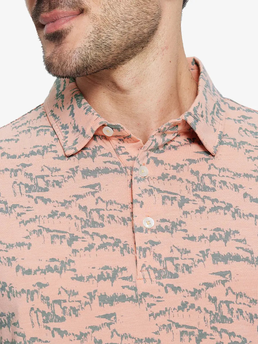 Men's Heather Print Golf Polo Shirt – view 44