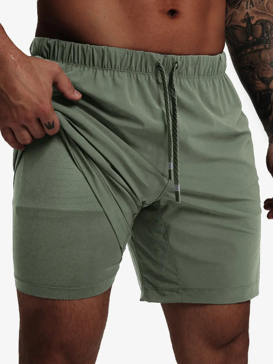 Men's 2-in-1 Running Shorts with Built-In Liner – view 20