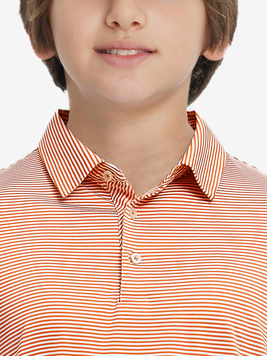 Youth Striped Performance Polo Shirt – view 45