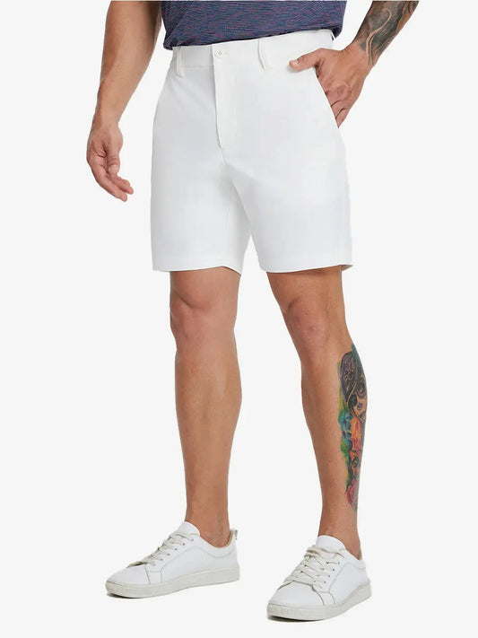 Men's Water-Resistant 8 Pocket Shorts – Quick-Drying Stretch Fabric, Breathable Outdoor Design, 7 Inch Inseam