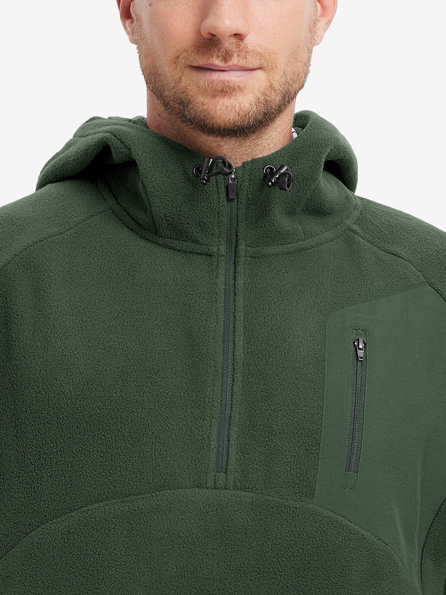 Men's Polar Fleece Quarter Zip Hoodie – view 14