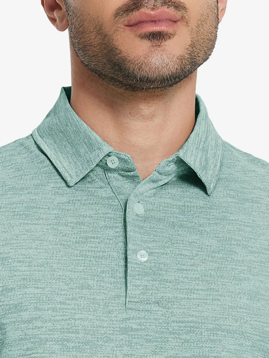 Men's Stretch Heather Golf Polo Shirt – view 2