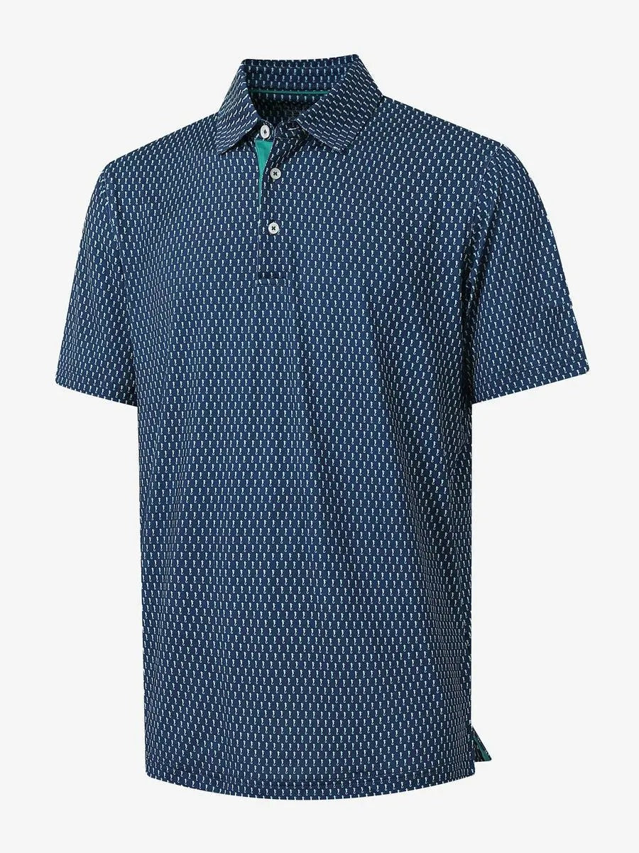 Men's Printed Jersey Golf Polo Shirt – view 17