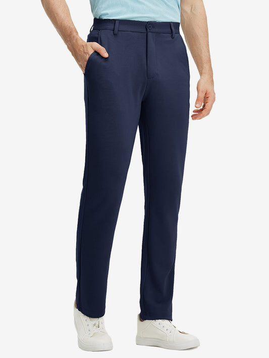 Men's Stretch Knit Business Casual Trousers – Ultra-Soft Breathable Fabric, High Stretch, Smart Fit