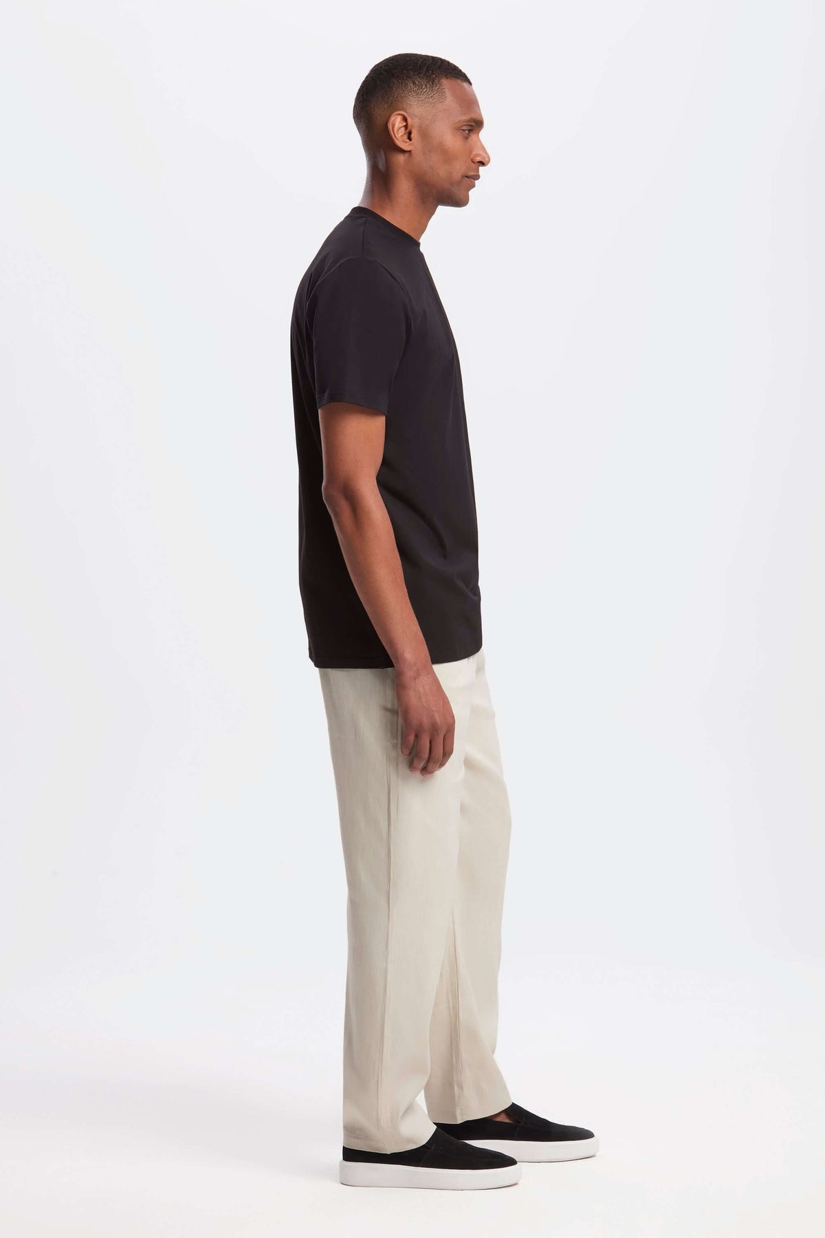 Men's Stretch Cotton Crew Neck T-Shirt – view 2