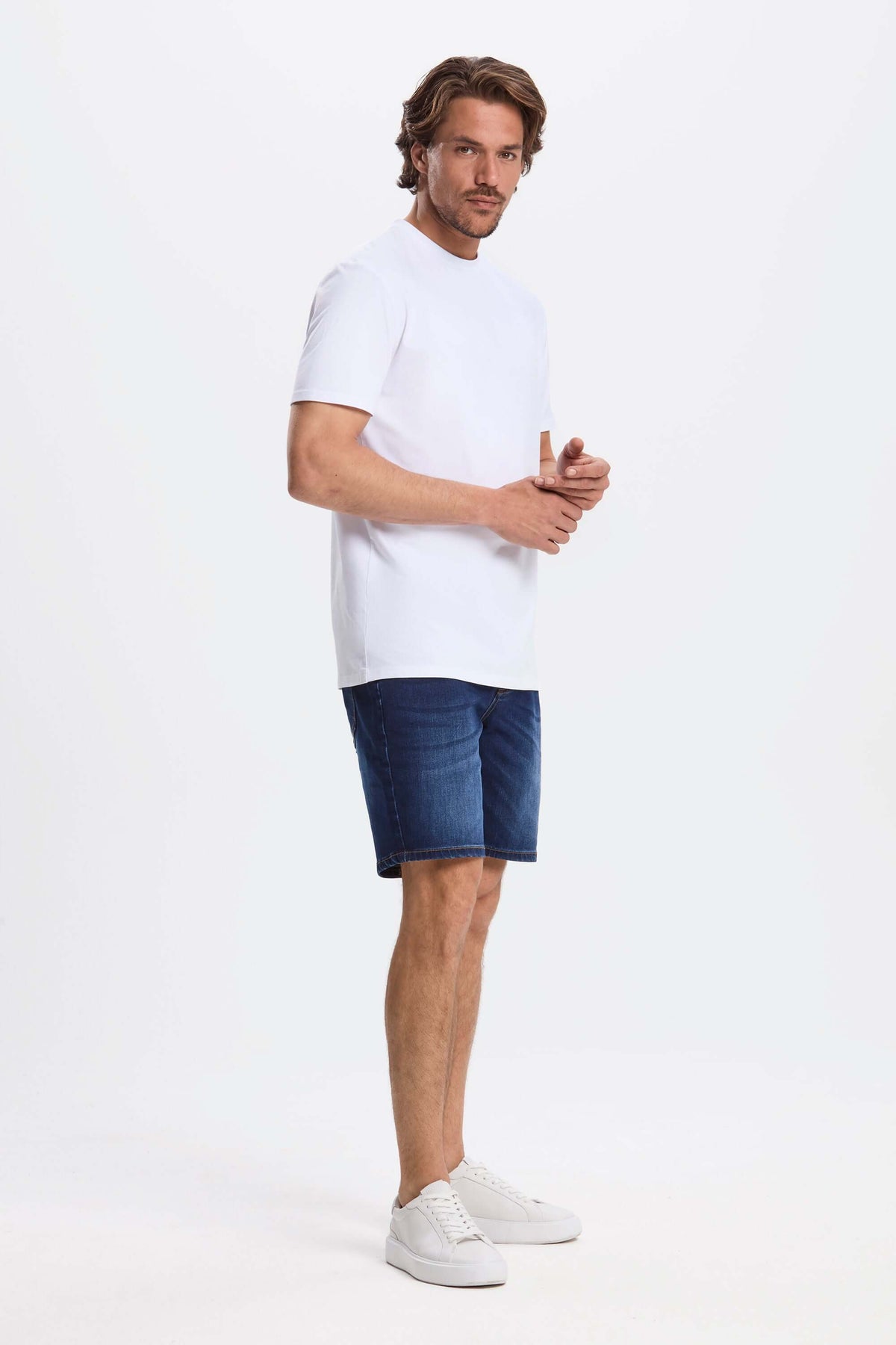 Men's Stretch Cotton Crew Neck T-Shirt – view 7