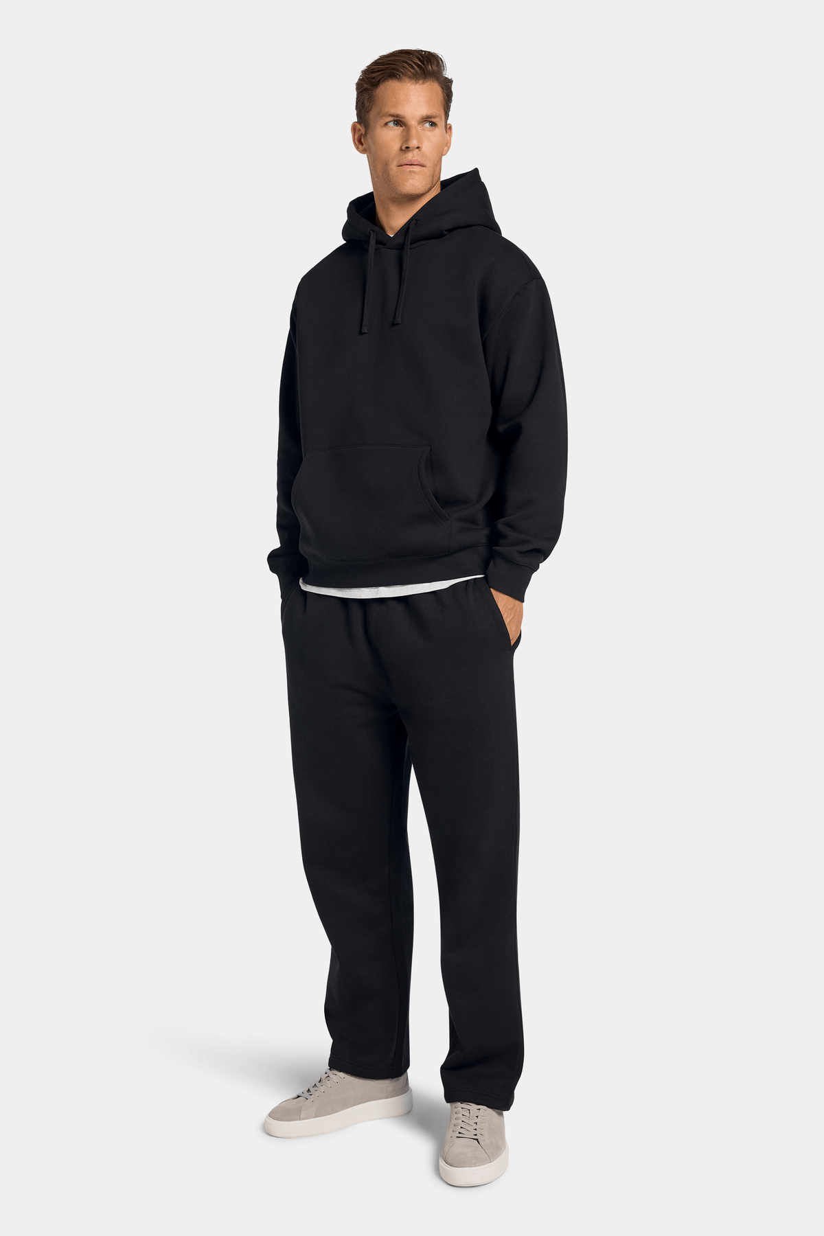Milan Men's Oversized Heavyweight Cotton Hoodie – view 2