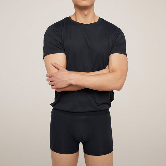 Men's Mesh Boxer Briefs – Featherweight Breathable Mesh, Moisture-Wicking Fabric for All-Day Comfort
