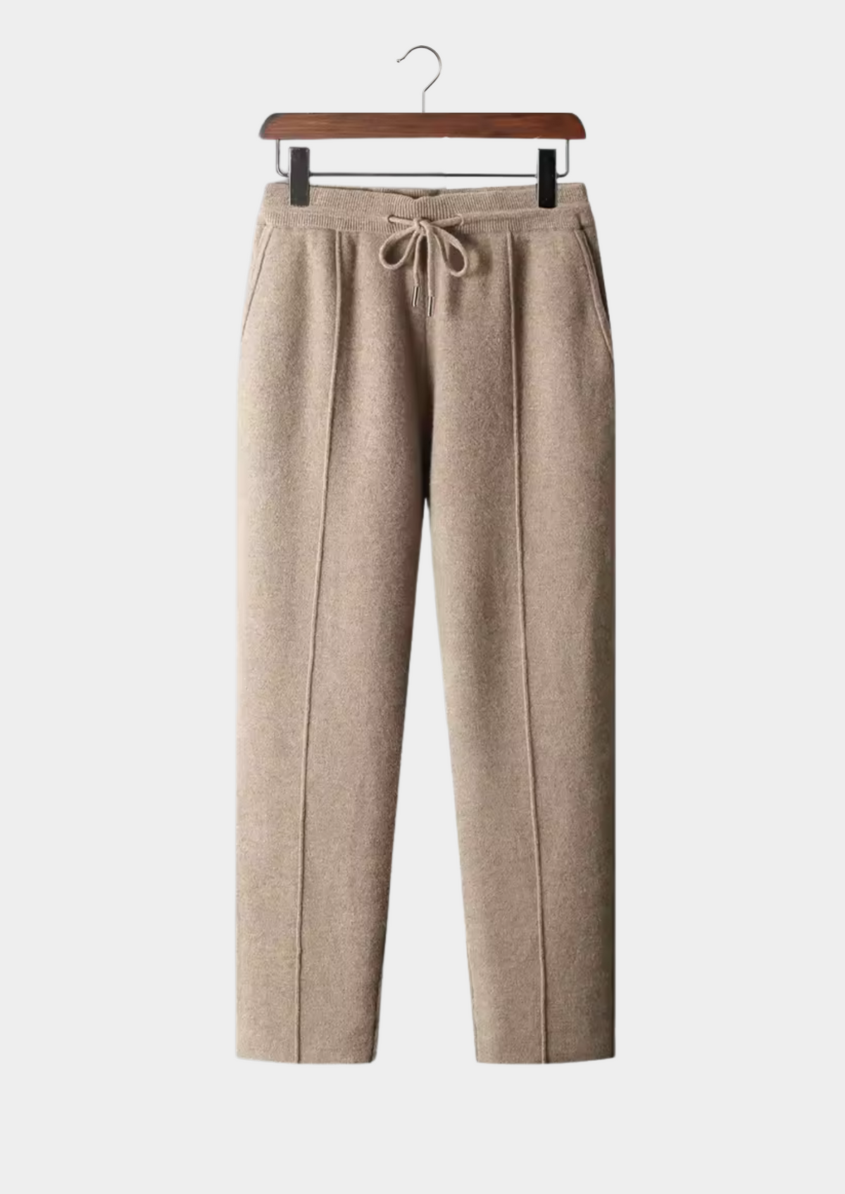Merino Wool Centre-Seam Leisure Trousers by SATRI & CO. – view 11