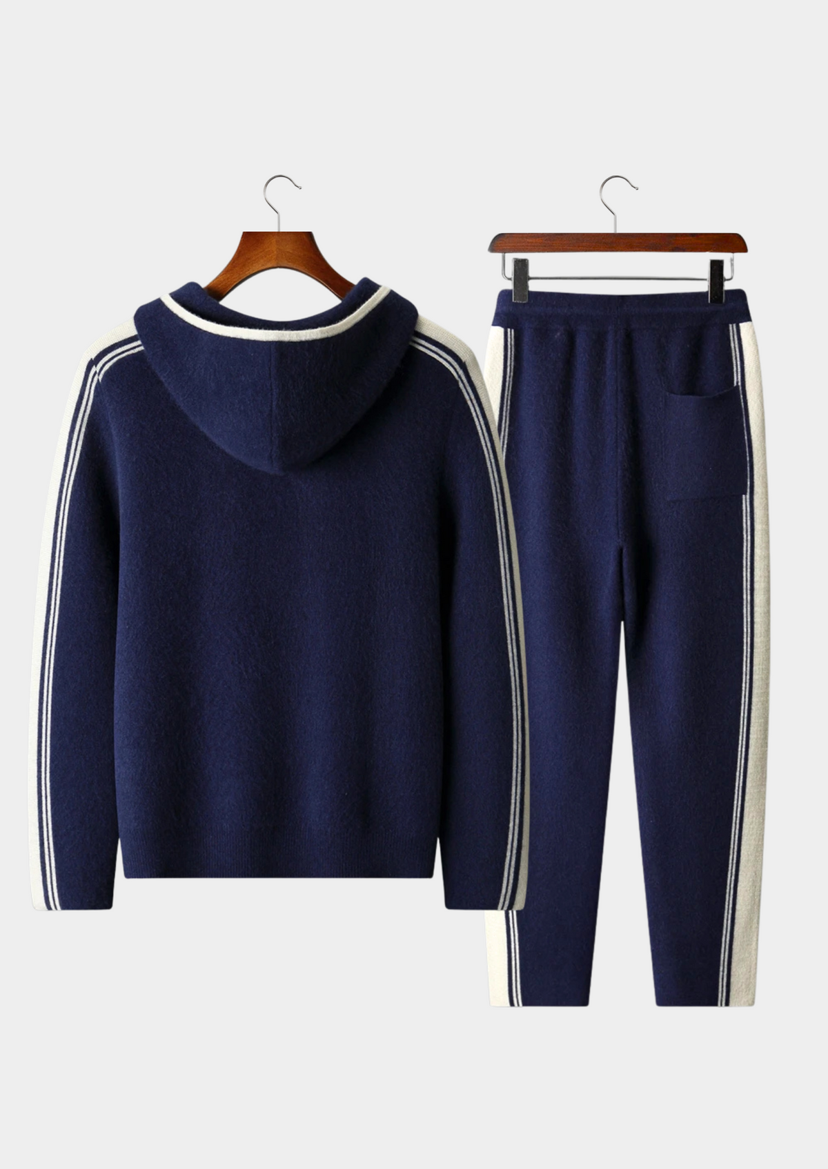 Damien Men's Year-Round Comfort Knit Co-Ord in Navy Blue – view 2
