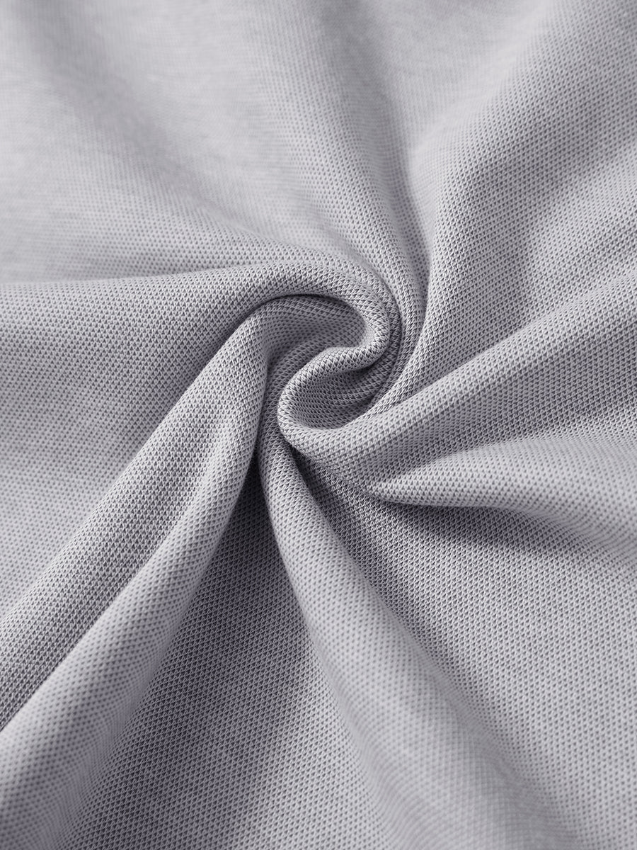 Men's Two-Tone Pique Cotton Blend Quarter Zip – view 35