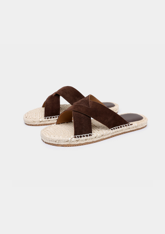 Men's Resort Sandals in Coffee – view 1