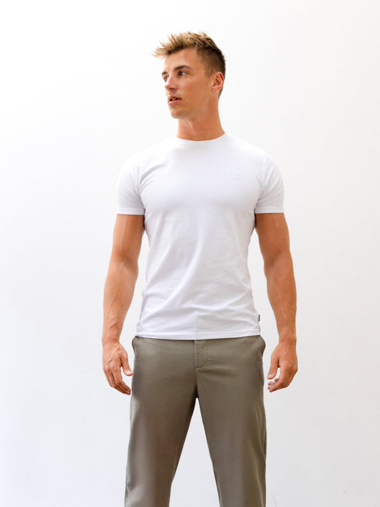 Alston Trousers - Khaki by SATRI & CO. – product view 2