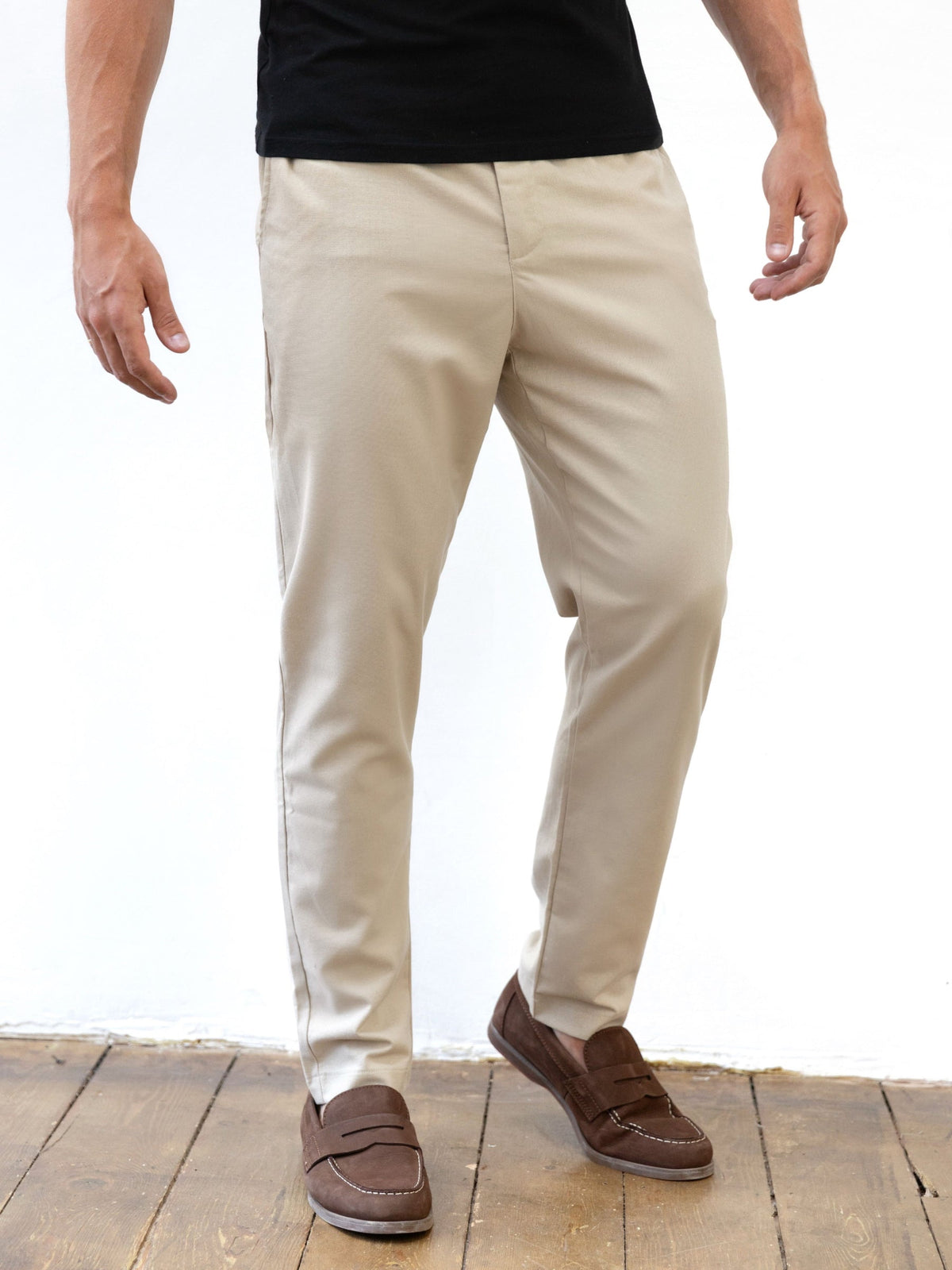 Alston Trousers - Tan by SATRI & CO. – product view 3