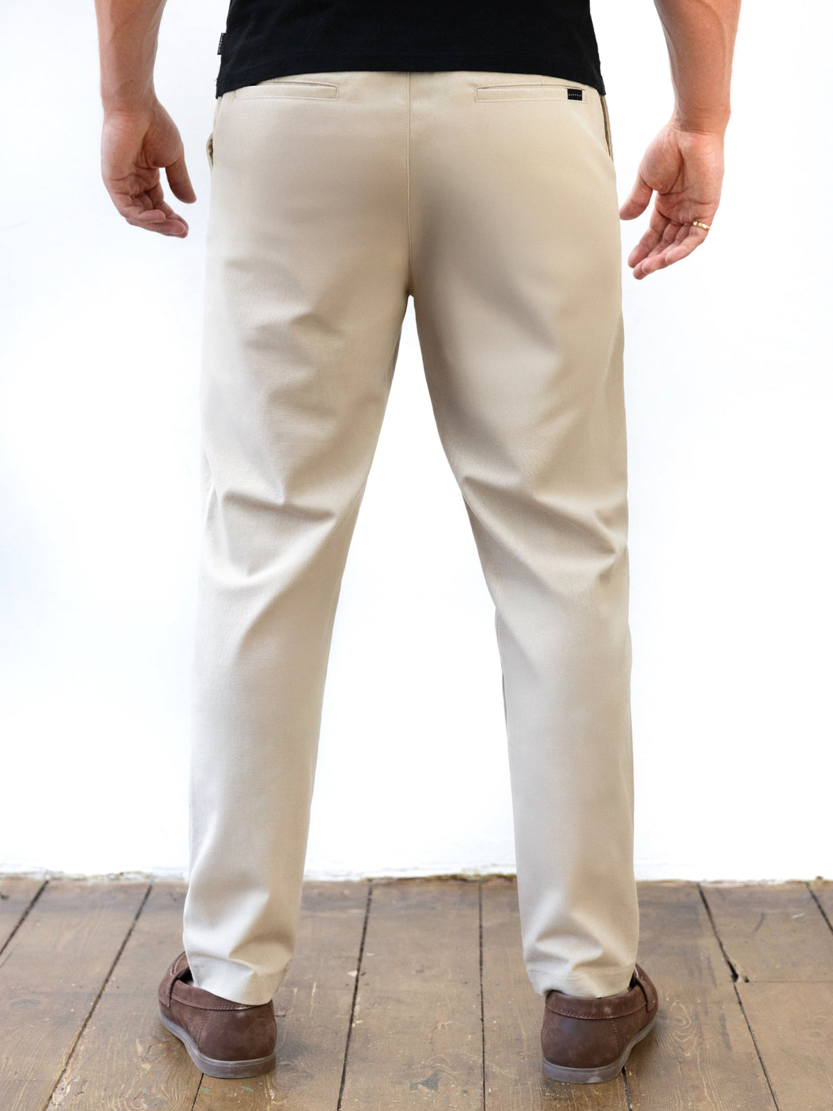 Alston Trousers - Tan by SATRI & CO. – product view 4