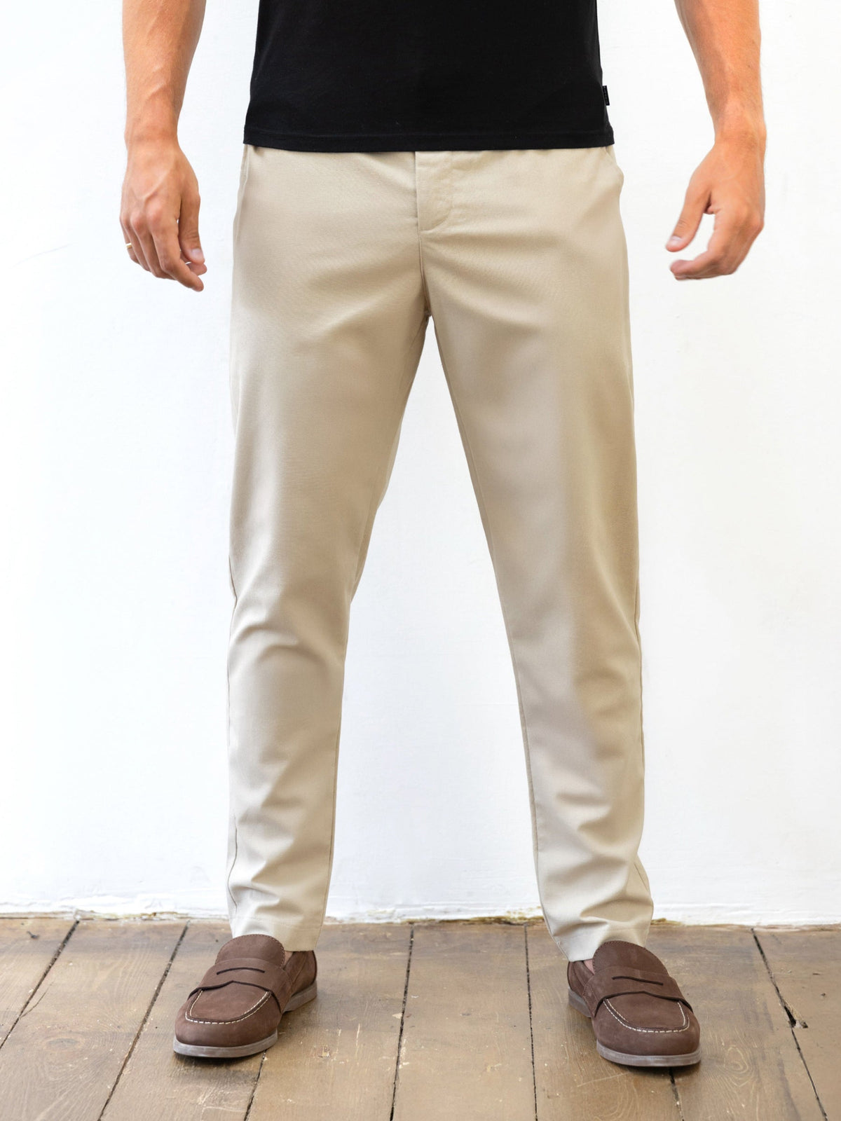 Alston Trousers - Tan by SATRI & CO. – product view 1