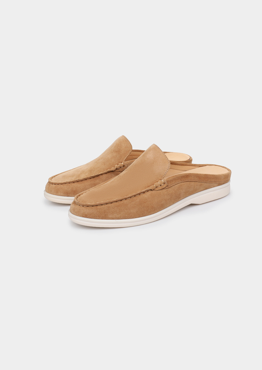 Marina Men's Easy Slip-On Loafers for Sunny Evenings Out in Caramel – view 1