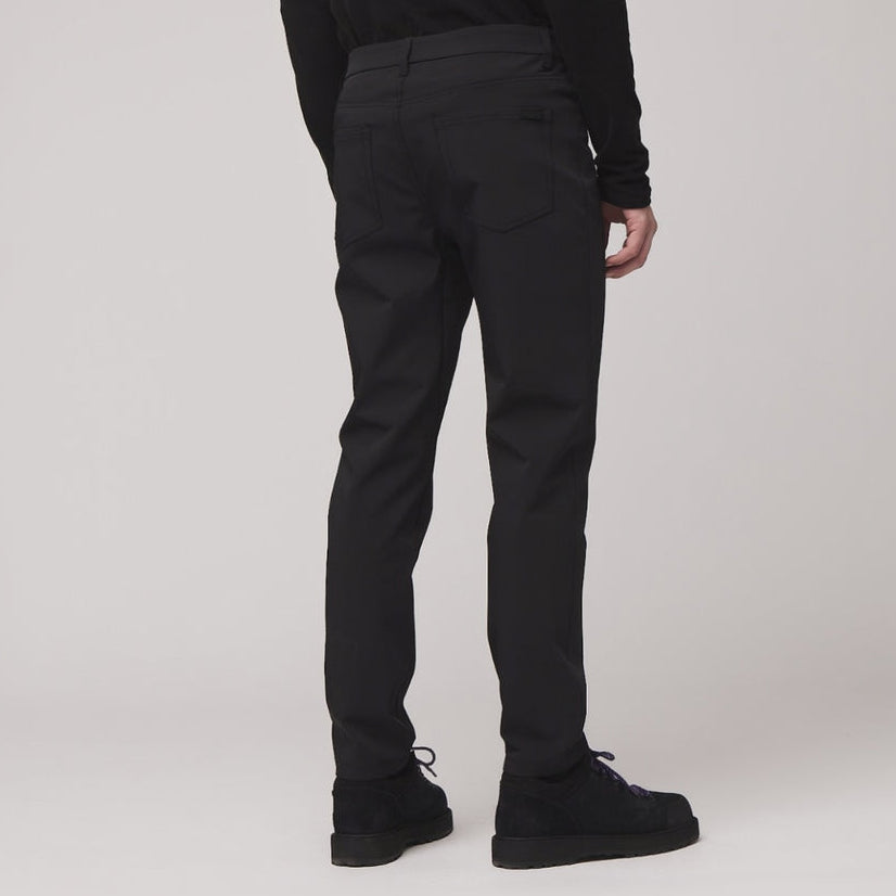 Men's Bi-Stretch Twill 5-Pocket Trousers – Wrinkle and Abrasion Resistant, Travel-Ready Everyday Pant