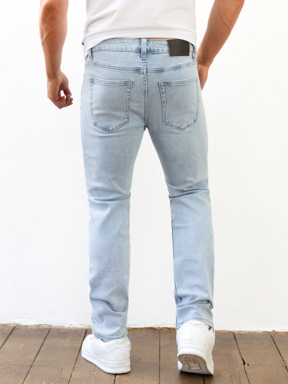 Vol.13 Straight Jeans - Light Blue by SATRI & CO. – product view 2