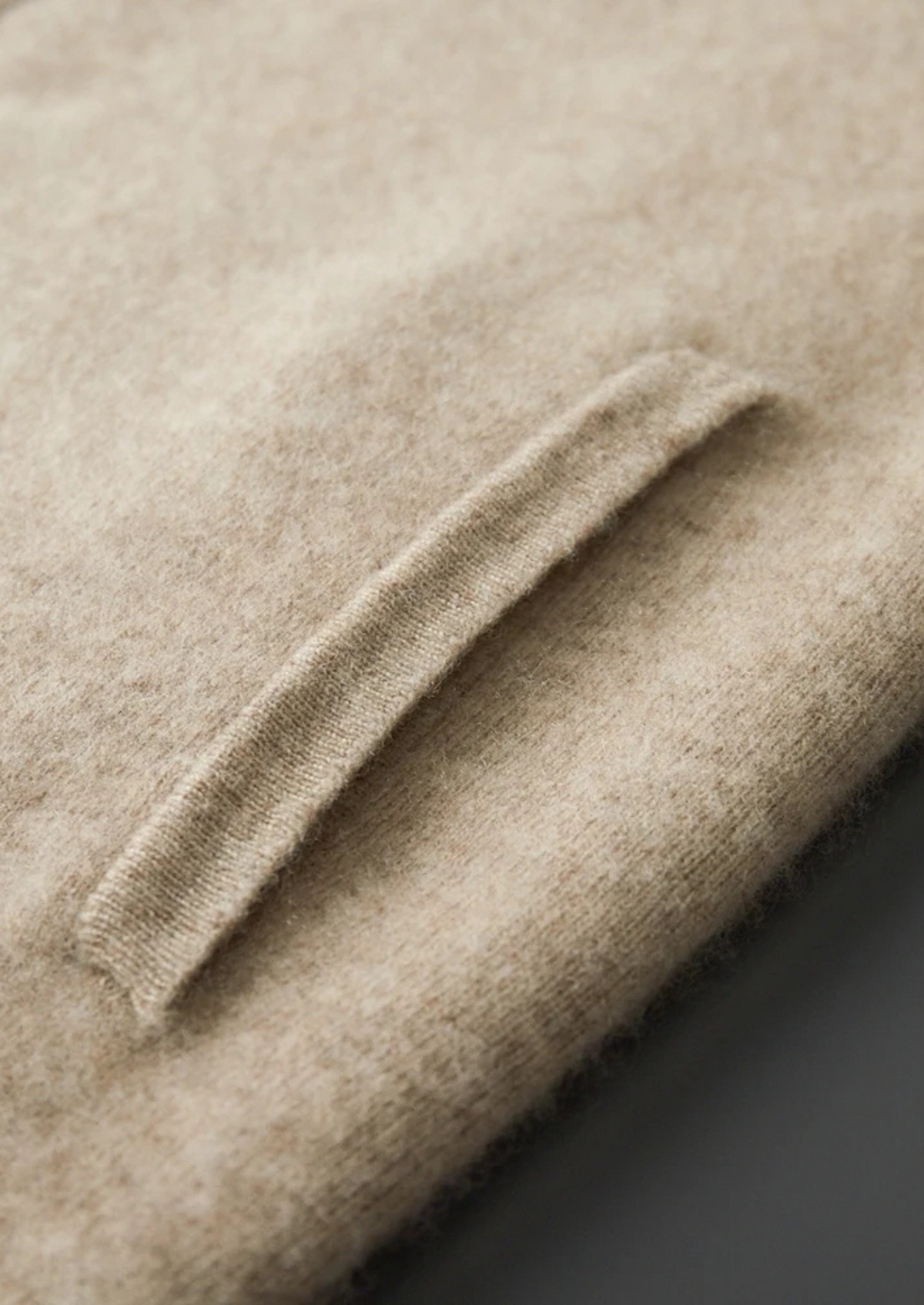 Denis Men's Cashmere Leisure Set in Sand – view 8