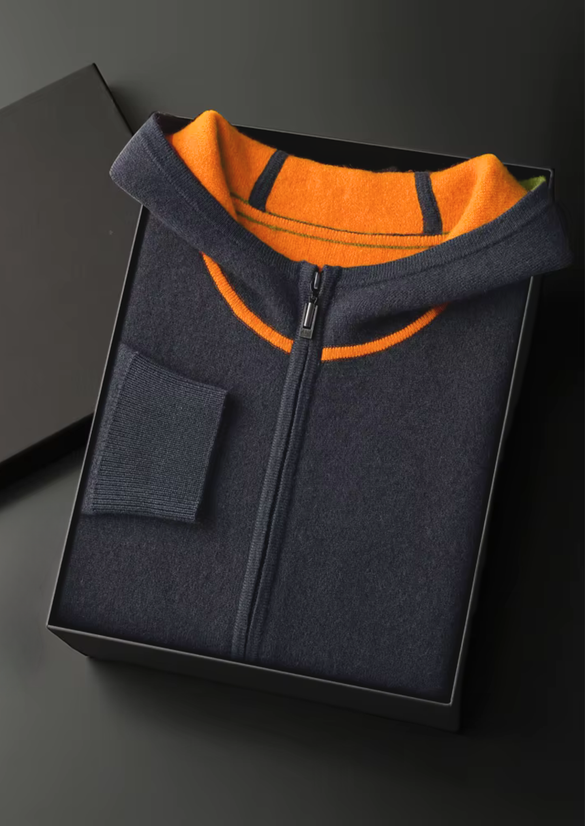 Milano Men's Warm Winter Lounge Leisure Set in Deep Grey – view 2